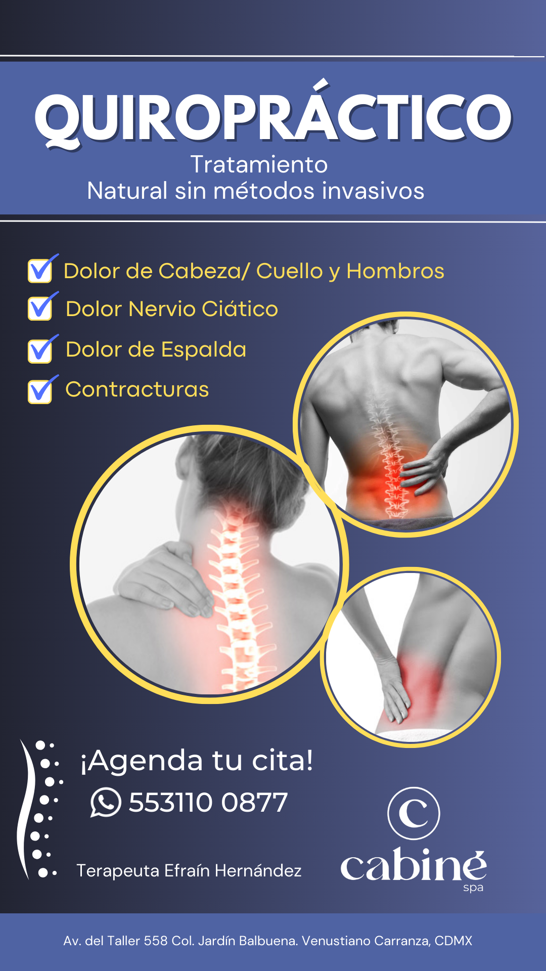 SERVICIO QUIROPRÁCTICO